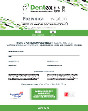 Dentex 2024 - pozivnica