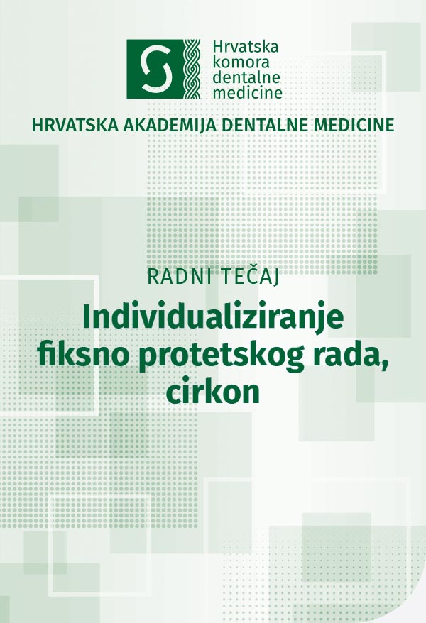 hadm-Individualiziranje fiksno protetskog rada, cirkon